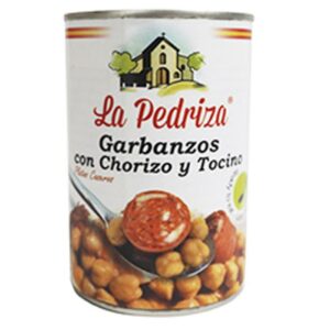 Garbanzos con Chorizo y Tocino