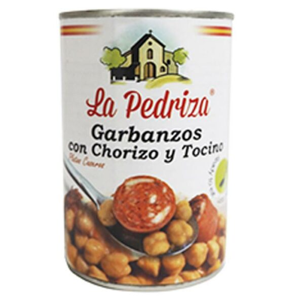 Garbanzos con Chorizo y Tocino